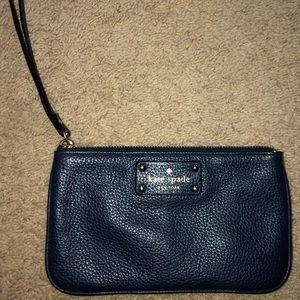 Kate spade wristlet blue